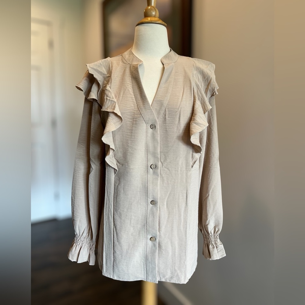 Beautiful ruffled blouse